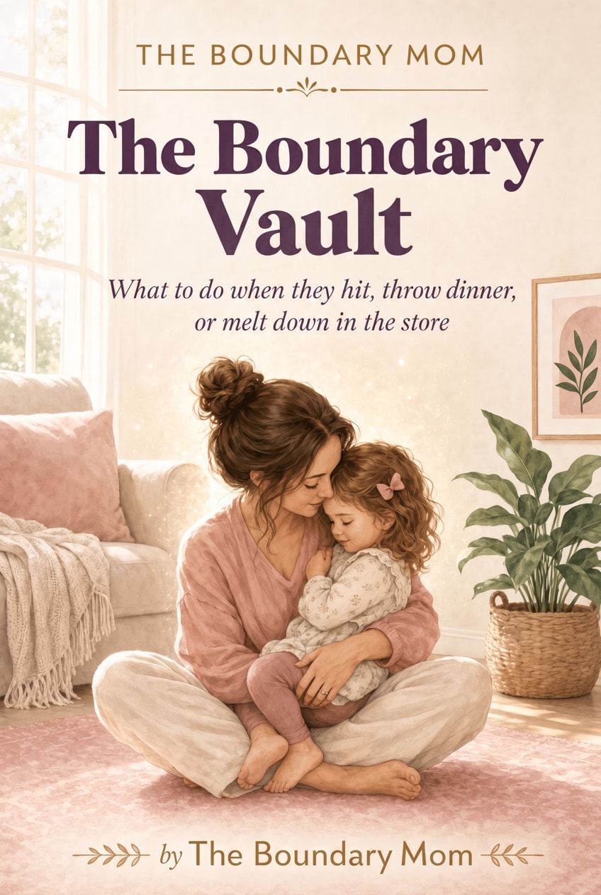 The Boundary Vault — What to say when they hit, throw dinner, or melt down in the store, by The Boundary Mom